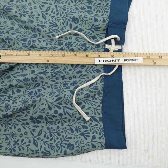 Taylor Stitch Bo Boardie Board Shorts Mens 32 Green Sea Floral Surf - Picture 14 of 16